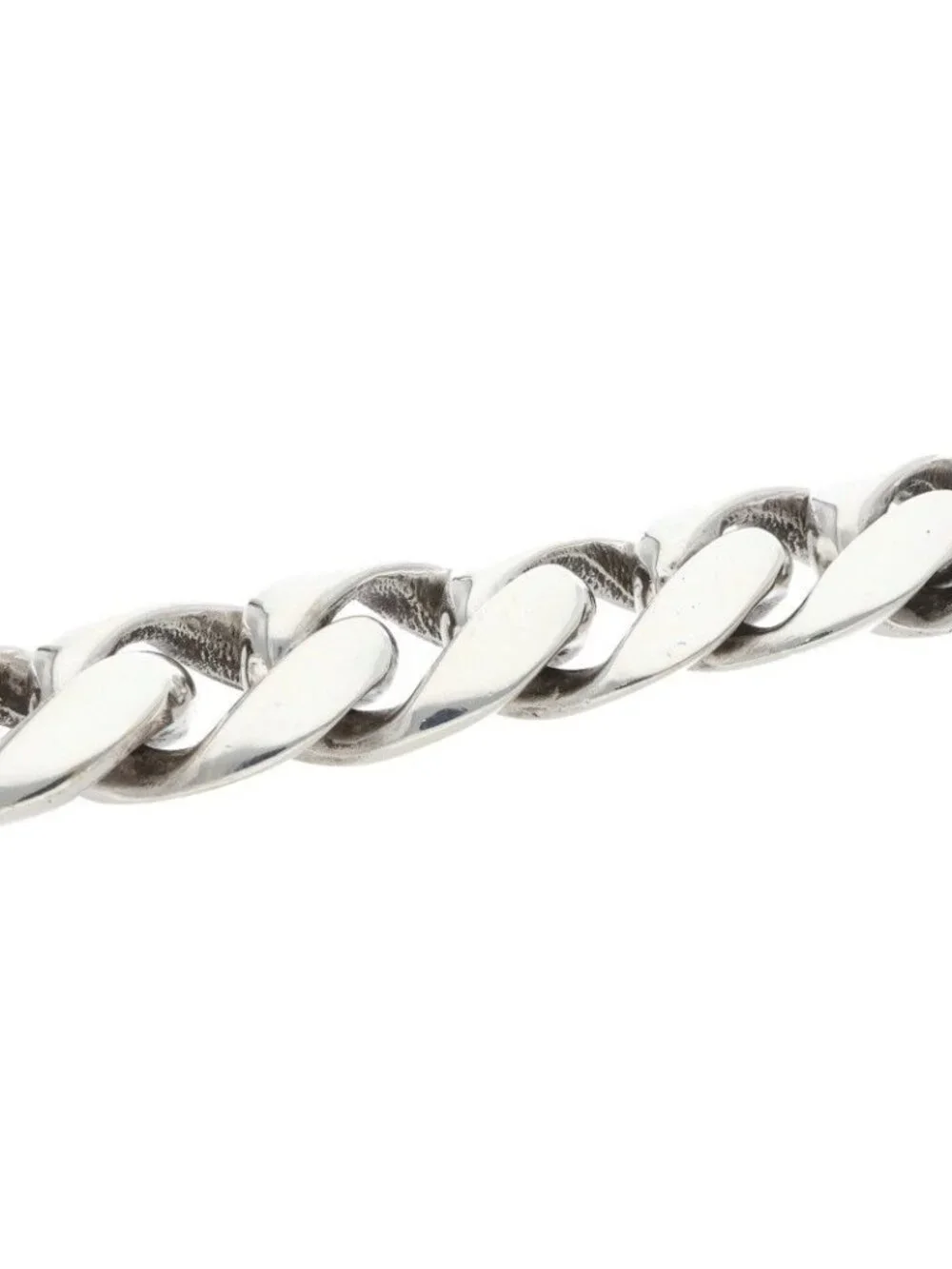 Chrome Hearts ID Floral Crs Cross ID Classic Silver Bracelet